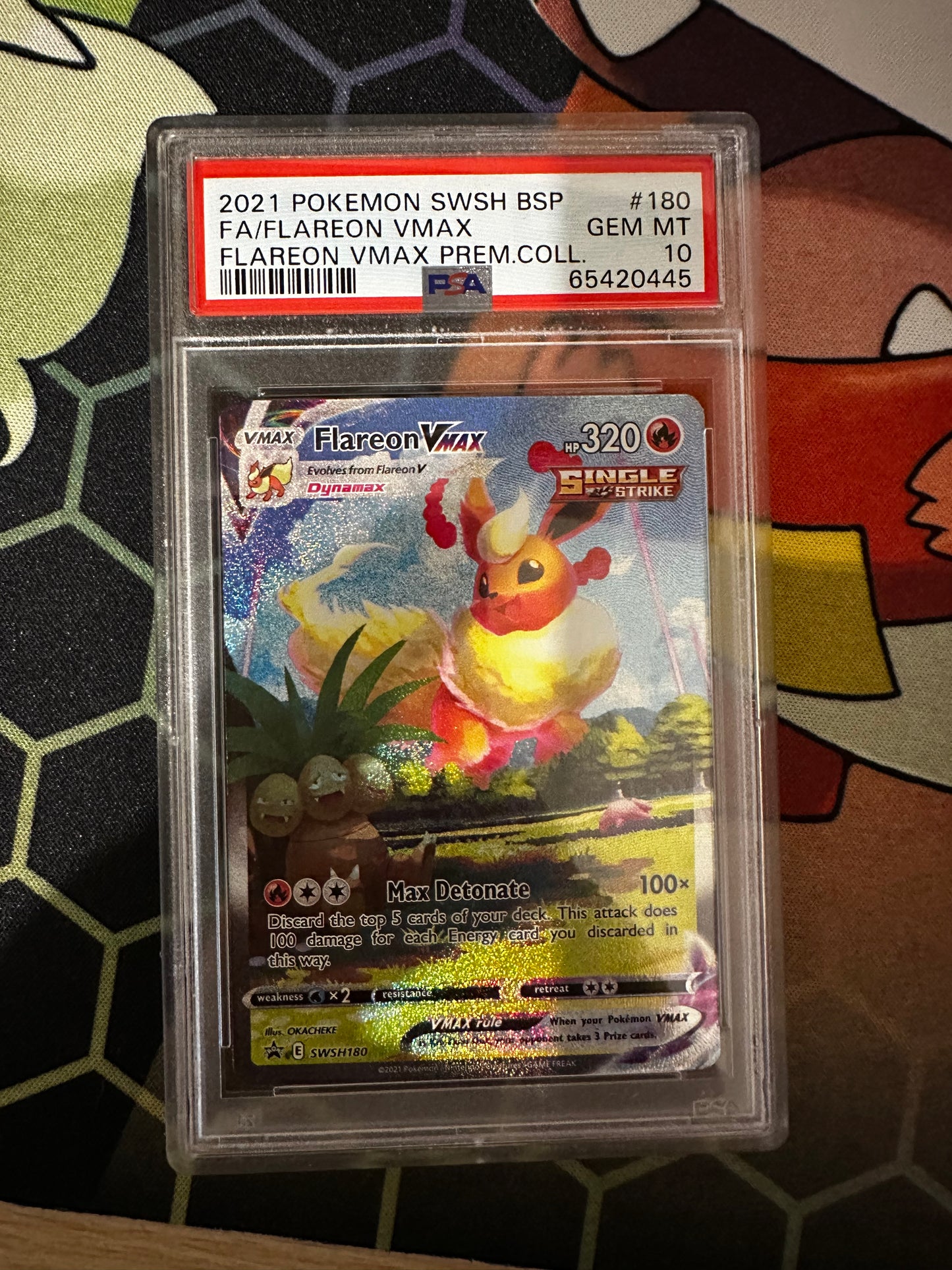 DUCKY-PSA 10 Flareon Vmax